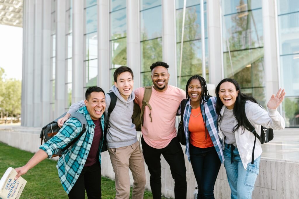 Students gathering