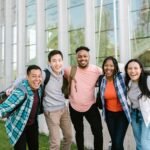 Students gathering
