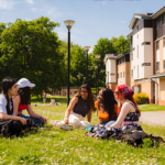 Students gathering