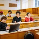 students in class