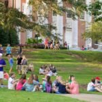Students gathering