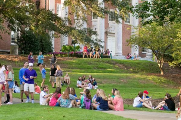 Students gathering