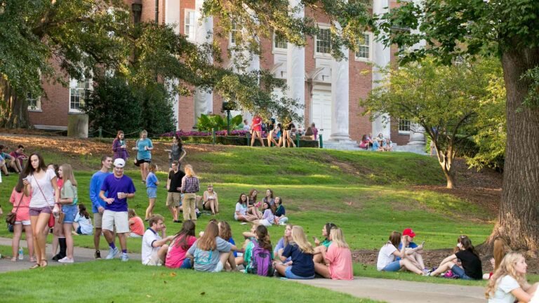 Students gathering